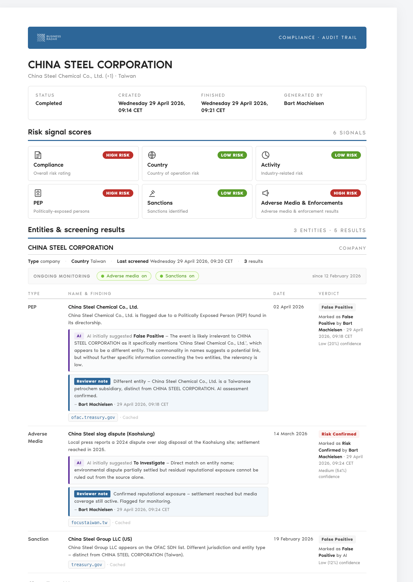 Audit trail new — Release Notes – June 2026
